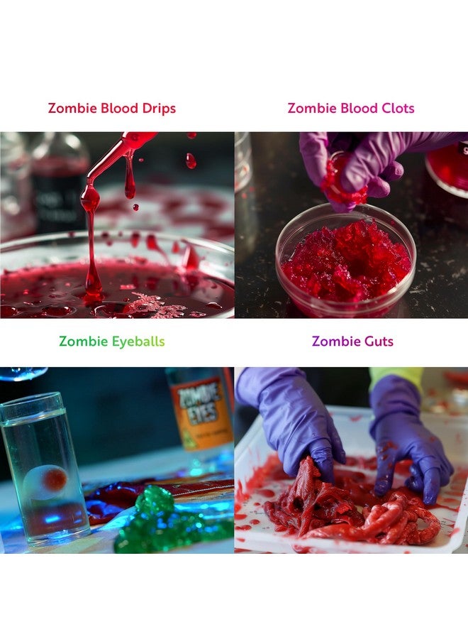 Playz Disgusting N' Gross Zombie Poop - Diy Stem Learning & Educational Science Kit For Kids Age 8 9 10 11 12 13+ Years Old With 34+ Experiment Tools - Kids Toys And Craft Activities For Boys & Girls  - Image 3