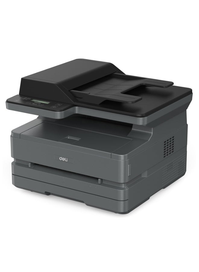 Deli طابعة ليزر أحادية اللون Deli M3100ADNW | طباعة نسخ مسح | 31 صفحة في الدقيقة | طباعة مزدوجة وADF | 1200×1200 نقطة في البوصة | USB + واي فاي + LAN | حبر 3500 صفحة | طابعة مكتبية منزلية A4 - Image 1