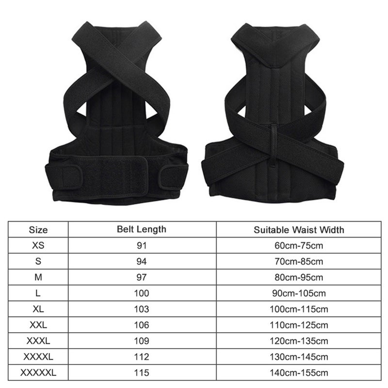 Posture Corrector for Women Men Kyphosis Brace Adjustable Comfortable Scoliosis Back Humpback Correction Belt for Students Children Adult - Image 4