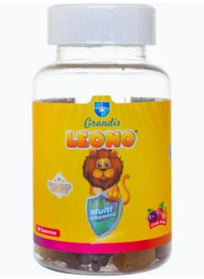Grandis Leono Kids Multivitamin Gummies 60 Count