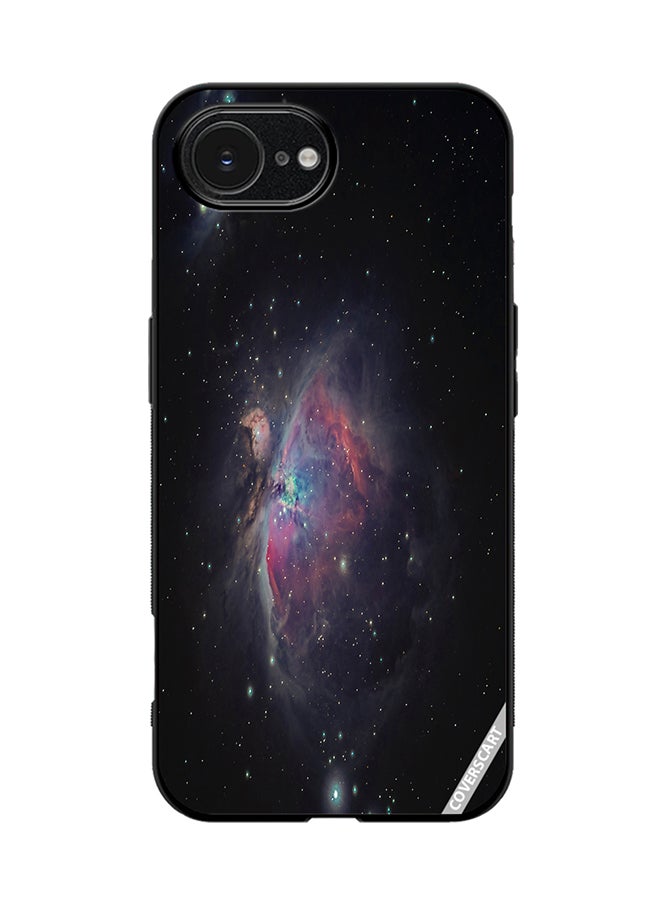Protective Case Cover For Apple iPhone 16e Nebula Design Multicolour