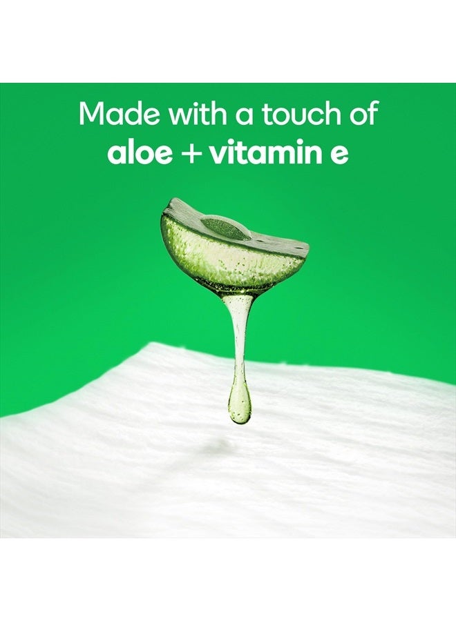 Cottonelle مناديل مبللة قابلة للشطف من جنتل بلس مع الألوة وفيتامين E، 6 عبوات قابلة للفتح، 42 منديل لكل عبوة (252 منديل إجمالي)، قد يختلف التغليف - Image 4