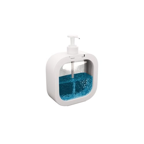 HomeWiz Pack of 2 300ML Liquid Soap Dispenser | Refillable Pump Bottle for Hand Wash, Dish Wash, Shampoo, Conditioner, Shower Gel | Bathroom & Kitchen Use | Transparent Plastic | - Image 4