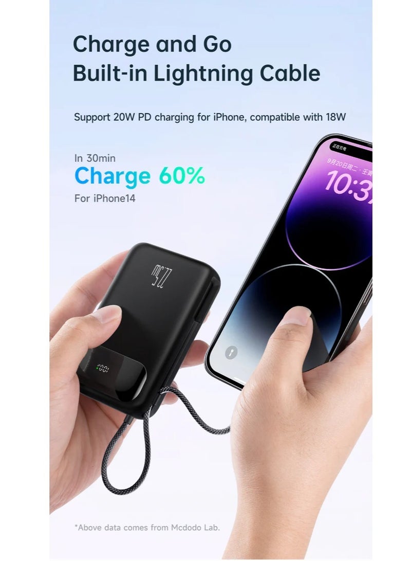 Mcdodo Power Bank With Type C Cable Mcdodo MC-3720 Digital 20000mAh 22.5W - Image 4