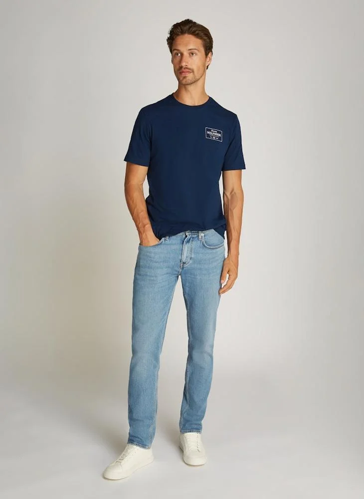 TOMMY HILFIGER Logo Print Short Sleeve Crew  Neck T-Shirt
