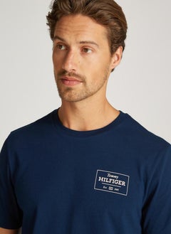 TOMMY HILFIGER Logo Print Short Sleeve Crew  Neck T-Shirt  - Image 3