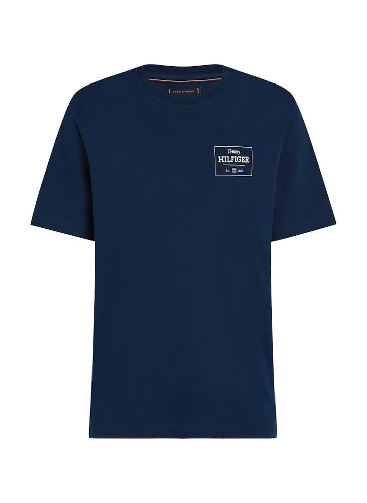 TOMMY HILFIGER Logo Print Short Sleeve Crew  Neck T-Shirt  - Image 5