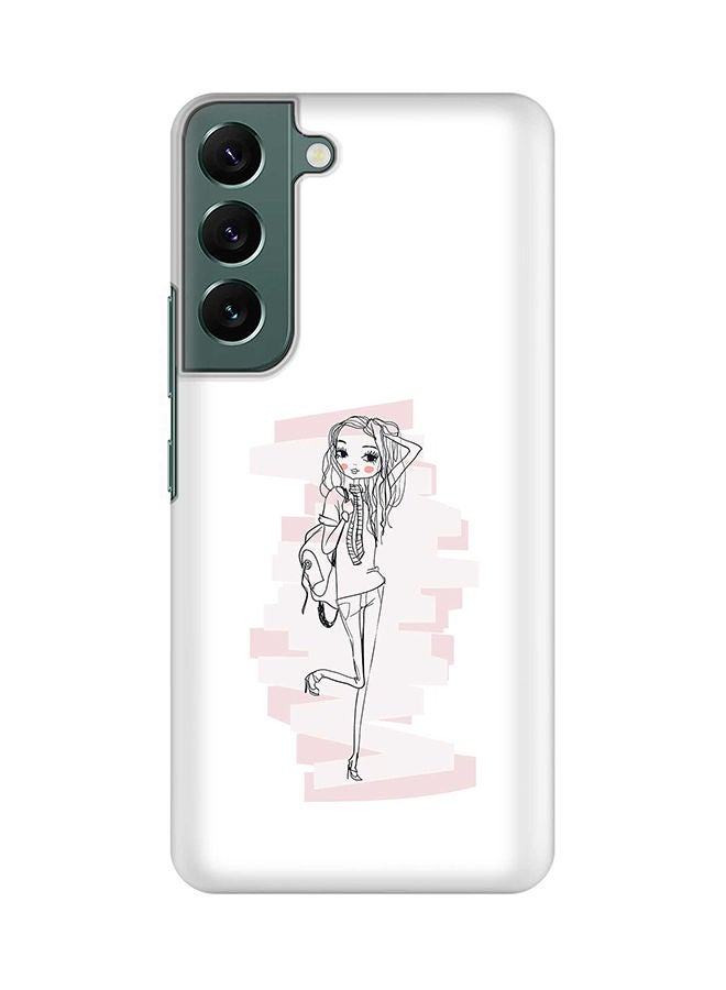 Stylizedd Case for Samsung Galaxy S22 5G Slim Snap Classic Series Shield Matte Finish Print - Teen Star - Image 1