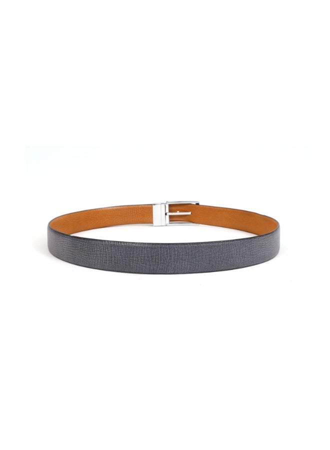 Mont Hawk Men's Classic Profile Genuine Full Grain Leather Belt with Alloy Steel Buckle - 35 mm - Image 5