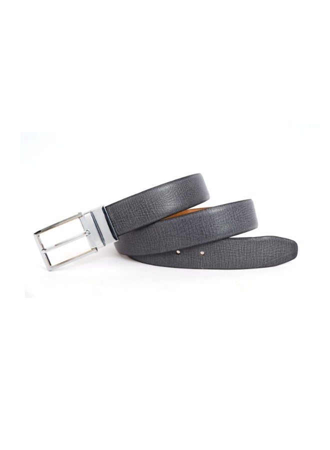 Mont Hawk Men's Classic Profile Genuine Full Grain Leather Belt with Alloy Steel Buckle - 35 mm - Image 1