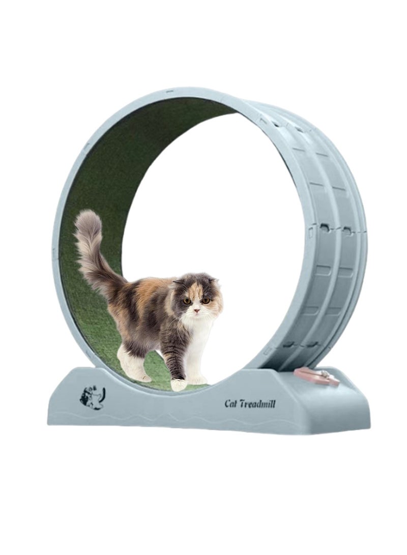 كيدل المحمولة القط المطحنة القط اللياقة البدنية اللياقة البدنية عجلة قابلة للطي حوض القط تشغيل عجلة تناسب معظم القطط - Image 1