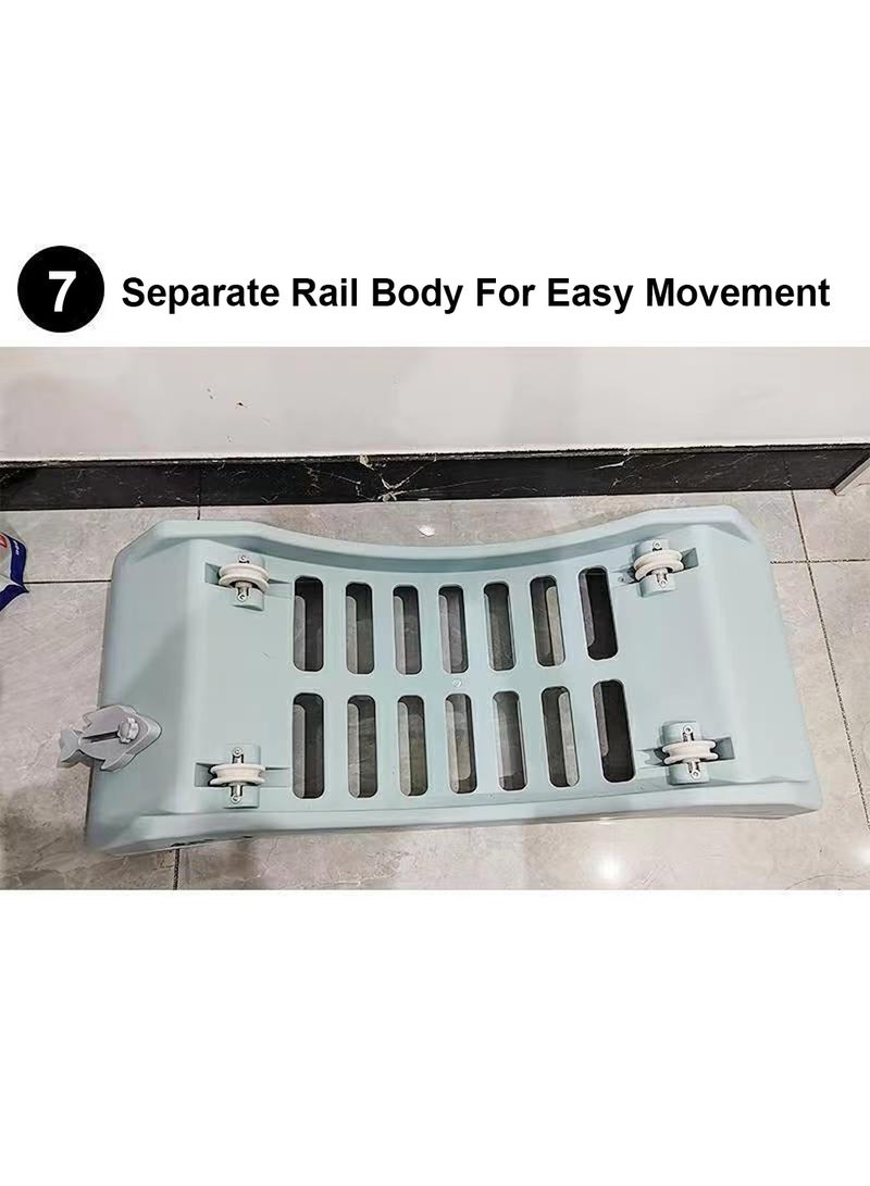 كيدل المحمولة القط المطحنة القط اللياقة البدنية اللياقة البدنية عجلة قابلة للطي حوض القط تشغيل عجلة تناسب معظم القطط - Image 3