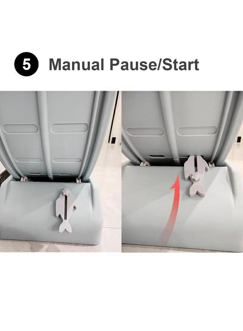 كيدل المحمولة القط المطحنة القط اللياقة البدنية اللياقة البدنية عجلة قابلة للطي حوض القط تشغيل عجلة تناسب معظم القطط - Image 5