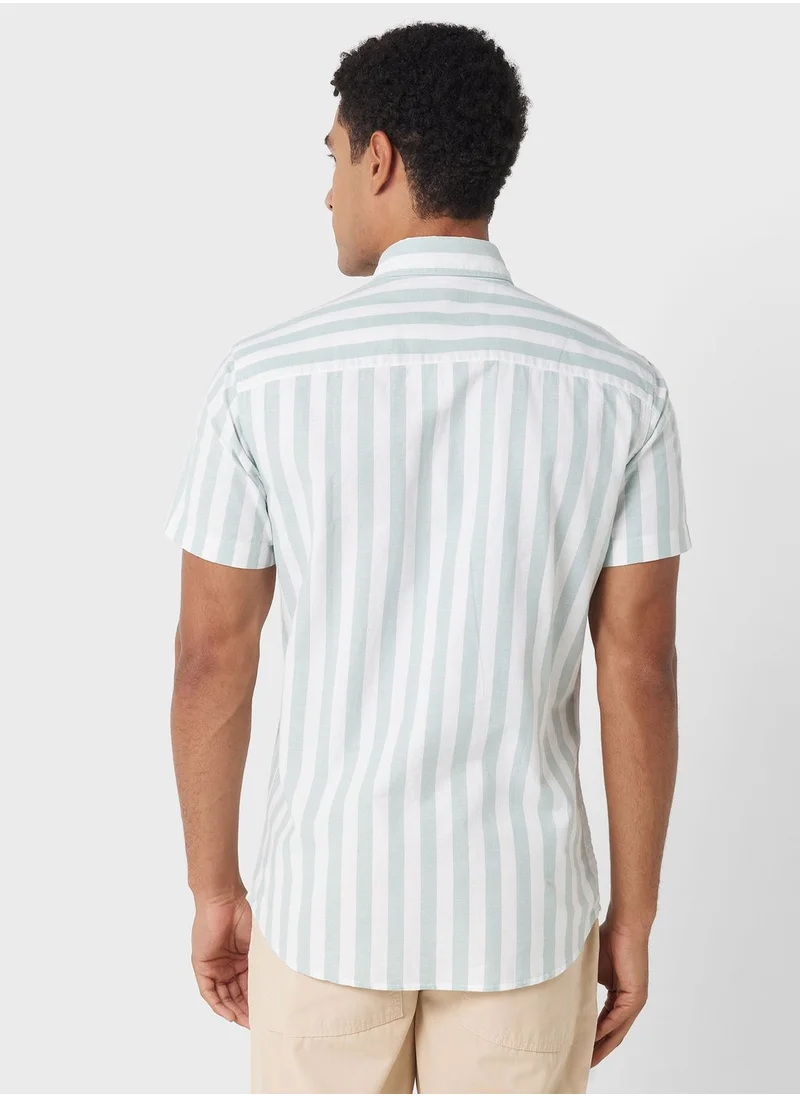 JACK & JONES Striped Regular Fit Shirt