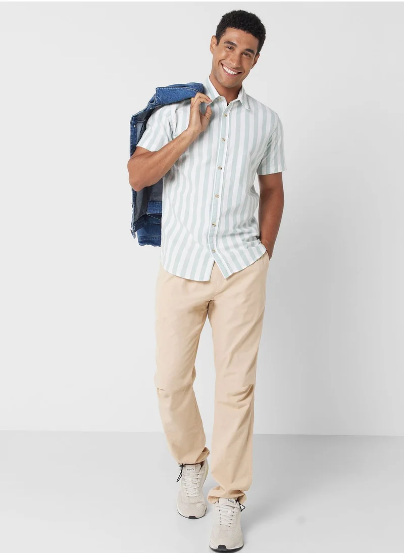 JACK & JONES Striped Regular Fit Shirt