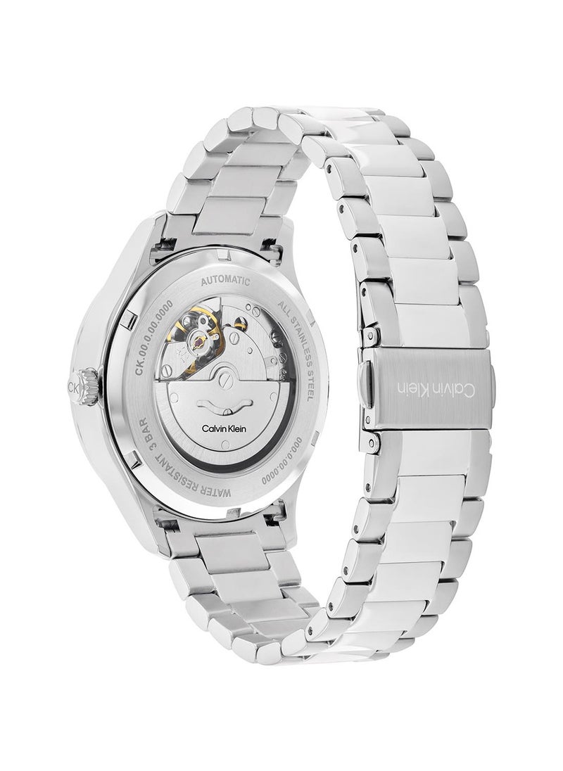 CALVIN KLEIN - CALVIN KLEIN ROUND ANALOG UNISEX'S BLUE CASE WATCH - 25300020 - Image 1