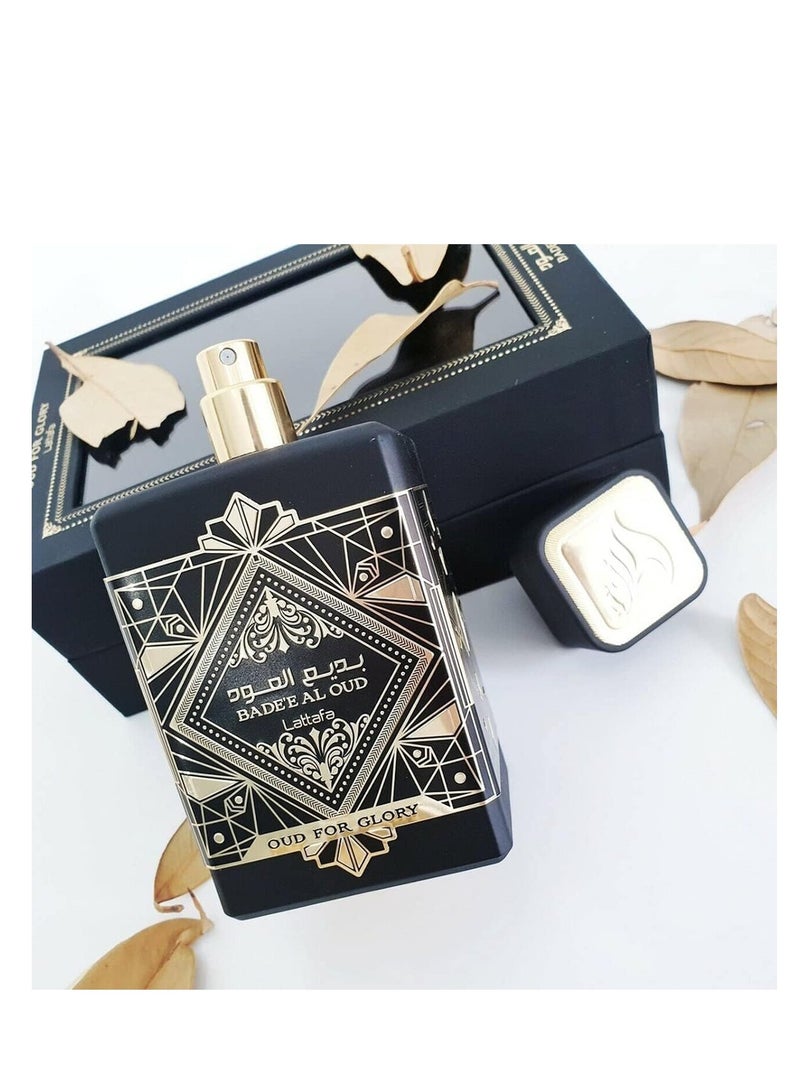 لطافة بديع العود - عود المجد EDP عطور 100 مل للنساء والرجال - Image 3