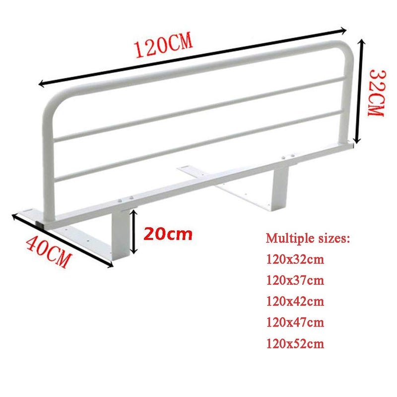 Bed Handrails, Bed Rail Safety Supports, Safety Side Guard Bed Guardrails, Elderly and Assisted Handling Obstacle Bed Guardrails,120x42cm - Image 3