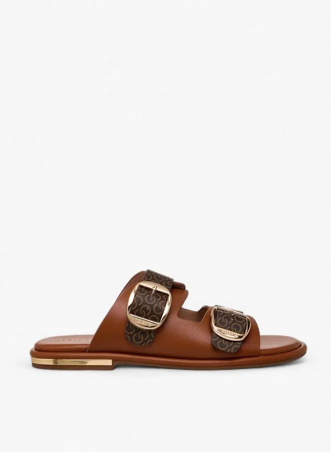 Celeste Women Monogram Print Sandals
