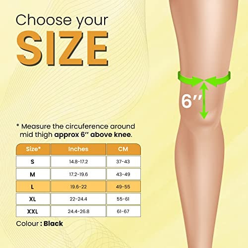 AGARO Hinged Knee Wrap With Open Patella, Rigid Biaxial Hinge Knee Brace for Joint Pain Relief, Workout, Arthritis & Ligament Tear, Neoprene, Knee Cap for Men & Women, Adults, Large, Black - Image 2