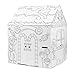 Easy Playhouse Gingerbread House  Kids Art  Craft for Indoor Fun Color Favorite Holiday Sweets  Winter Friends Decorate  Personalize a Cardboard Fort 32 X 26 5 X 40 5 - Image 4