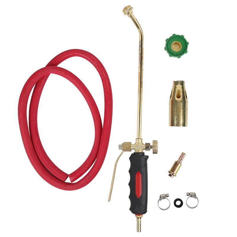 كلاراكو قاذف اللهب بالغاز المسال، نحاس مزدوج الفتح YD 35 مقاوم لدرجات الحرارة العالية لا يسبب تسرب أداة لحام Spitfire مطلية بالحديد شعلة قاذف اللهب بالغاز - Image 3