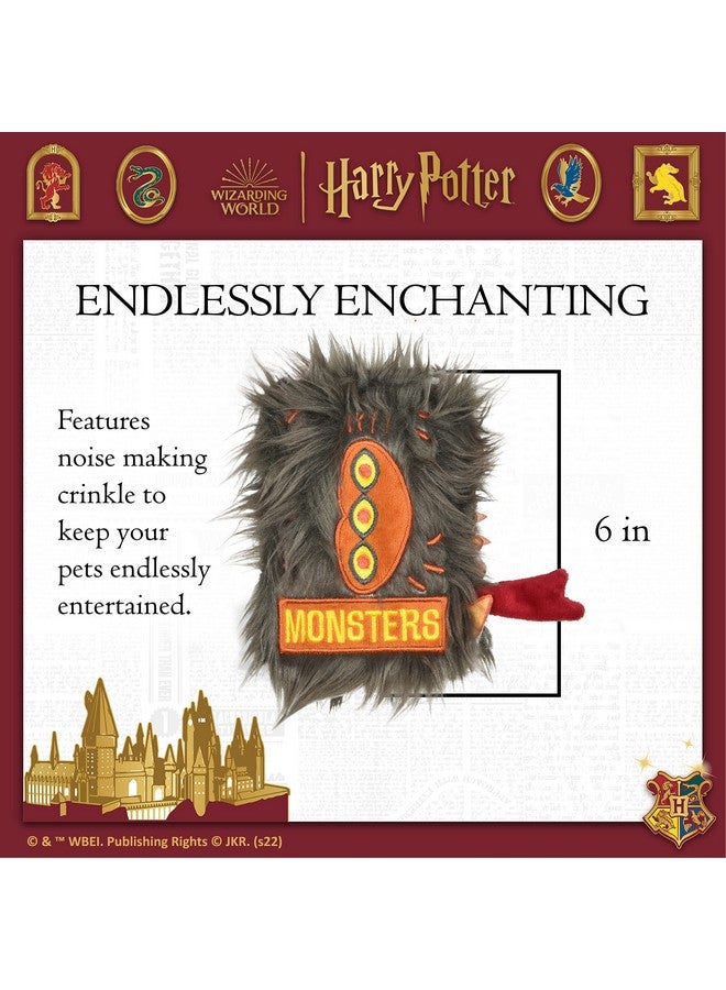 Harry Potter Harry Potter Monster Book Crinkle Pet Toy | Monster Book Dog Toy Version | Fuzzy and Crinkly Dog Toy Inspired by Wizarding World | Multisensory Dog Toy Plush - Image 4