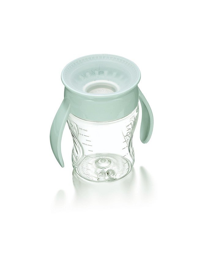 WOW GEAR WOW CUP for Baby 360 Trainer Sippy Cup, 7 oz / 207 ml (Tranquil Green) - Image 2