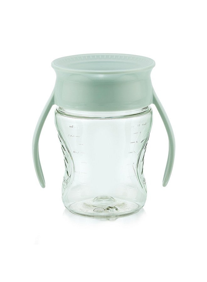 WOW GEAR WOW CUP for Baby 360 Trainer Sippy Cup, 7 oz / 207 ml (Tranquil Green) - Image 1