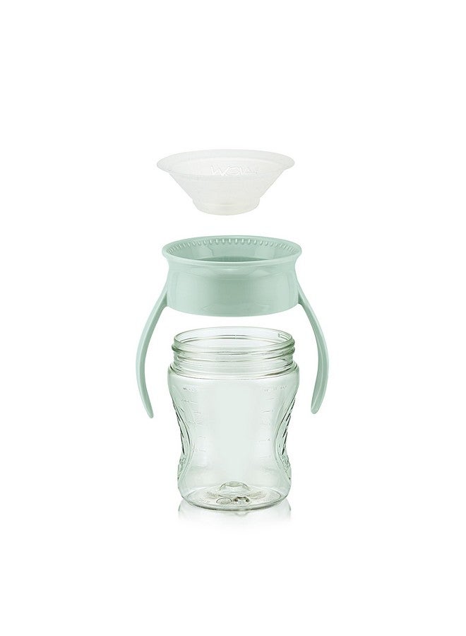 WOW GEAR WOW CUP for Baby 360 Trainer Sippy Cup, 7 oz / 207 ml (Tranquil Green) - Image 5