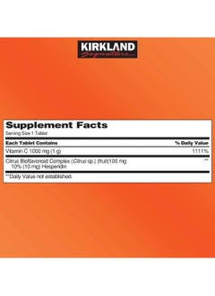 Kirkland Signature Kirkland Signature Vitamin C 1000Mg, With Rose Hips 500 Tablets  - Image 3