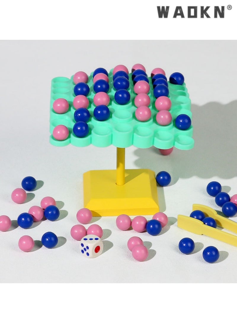 دبليو أيه أو كي أن لعبة شجرة توازن الخرز للأطفال ، تحدي تطابق الخرز والكرة التفاعلي ، مثالي لتطوير التنسيق والتركيز بين اليد والعين ، مثالي للعب الفردي والمعارك الثنائية والترفيه الجماعي - Image 1