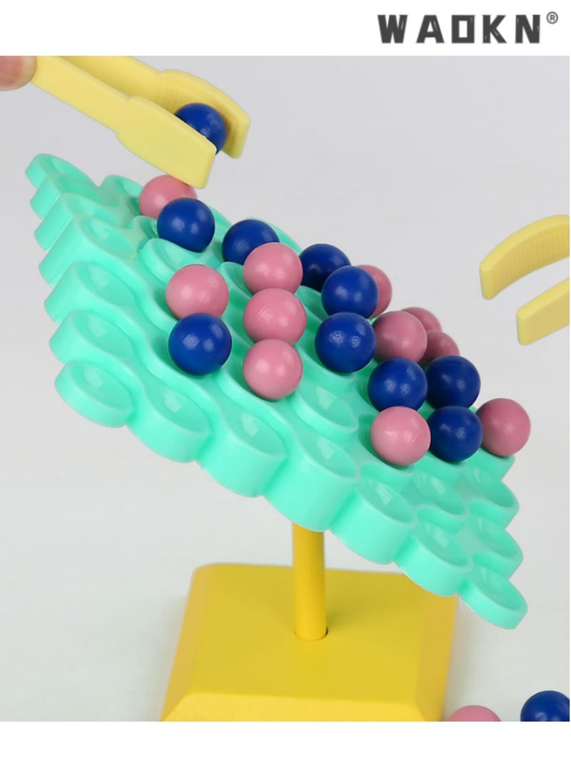 دبليو أيه أو كي أن لعبة شجرة توازن الخرز للأطفال ، تحدي تطابق الخرز والكرة التفاعلي ، مثالي لتطوير التنسيق والتركيز بين اليد والعين ، مثالي للعب الفردي والمعارك الثنائية والترفيه الجماعي - Image 3