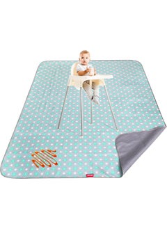 Moonsea Large Splat Mat - 54"x 72" Extra Large Waterproof Anti-Slip Floor and Tables Protector, Splash Mat, Messy Mat and Table Cloth, 4.5ft x 6ft, Flower