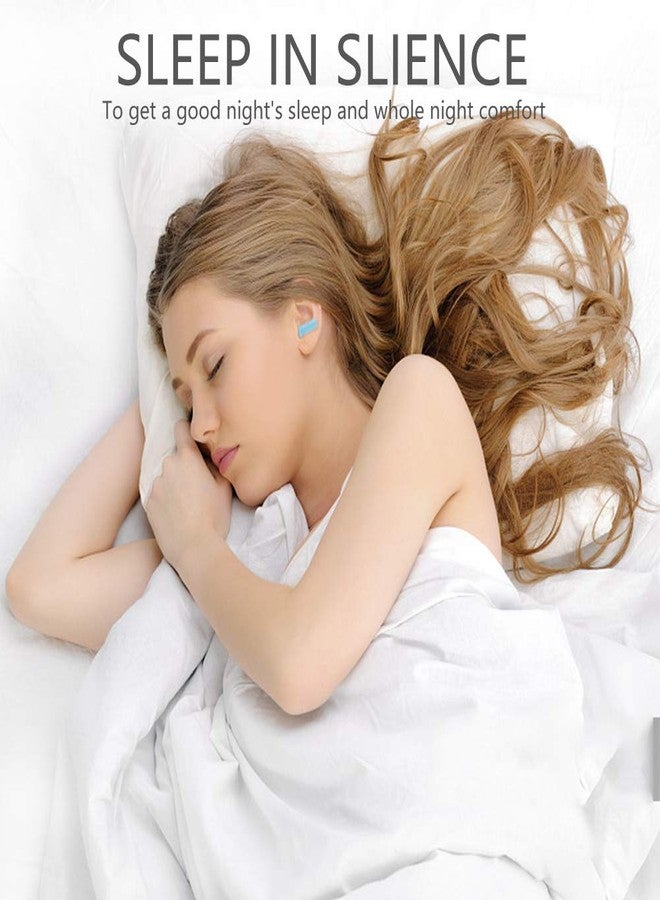 Vickay Noise Cancelling Ear Plugs for Sleeping, 2 Pairs Vickay Ultra Soft Reusable Silicone Ear Plugs Waterproof 32dB NRR for Sleeping,Swimming,Snoring, Concerts with 2 Storage Cases+2 Travel Pouches - Image 5
