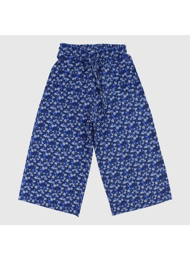 playmore - Blue Floral Comfy Pants - Image 1