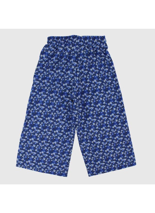 playmore - Blue Floral Comfy Pants - Image 1