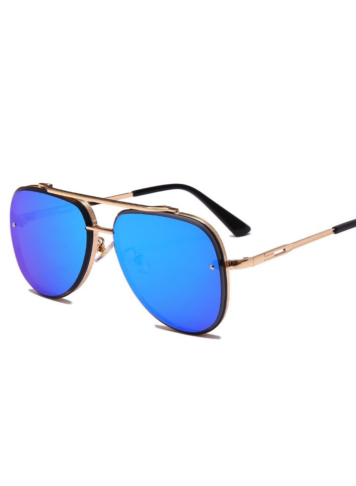 HDCRAFTER New Gradient Lens Metal Frame Sunglasses - Image 1