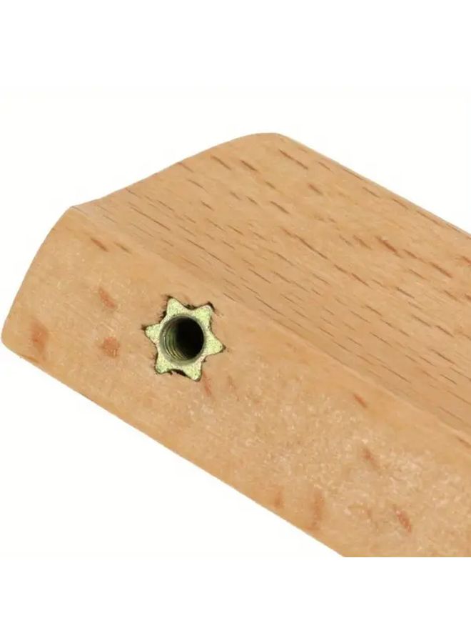 10pcs Natural Wood Cabinet Handles Oil Rubbed Finish Modern Minimalist Drawer Pulls - Image 4