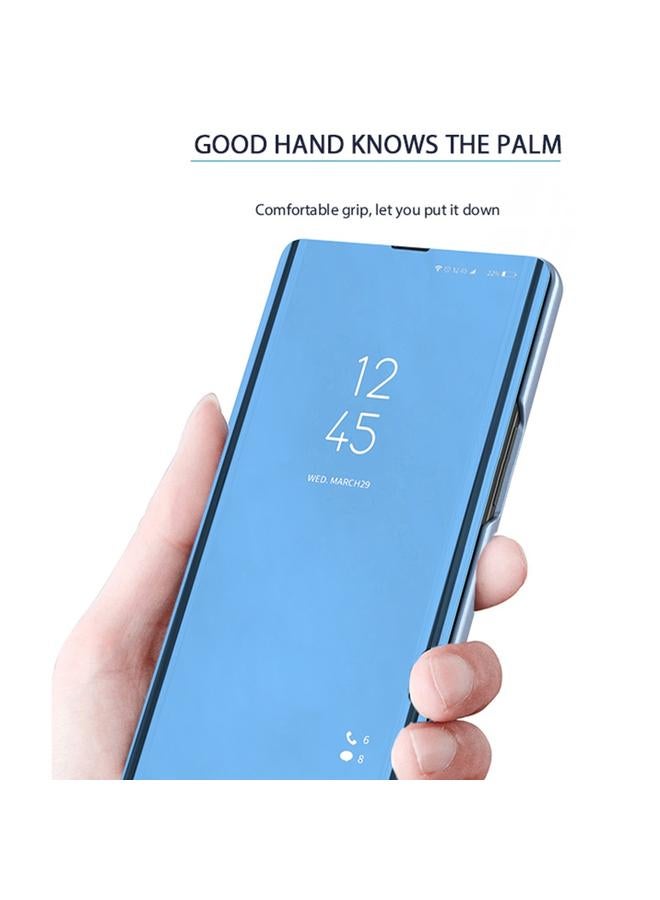 S-TOP Case For Honor 70 Plated Mirror Horizontal Flip Leather Phone Case with Holder - Image 2