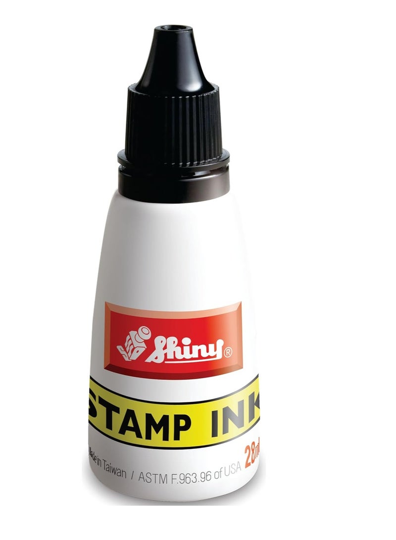 Shiny BLUE Refill Ink, Premium Water-Based Refill Ink for Rubber Stamps - Image 1