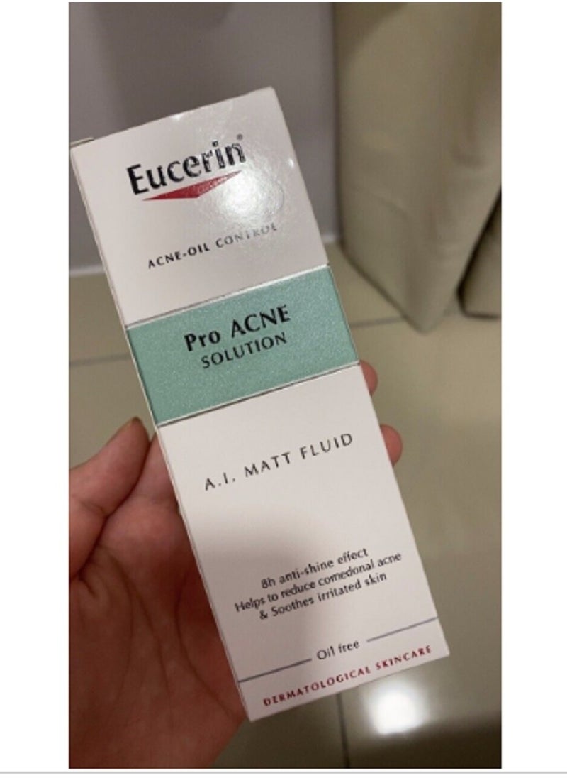 Eucerin - Pro ACNE Solution A.I. Matt Fluid 50ml Moisturizer - Image 1