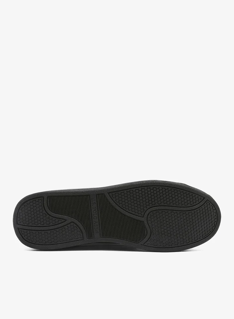 U.S. Polo Assn. black Men's Full Black Sneakers - Lightweight, Breathable and Comfortable Shoes for Men | Best Price UAE