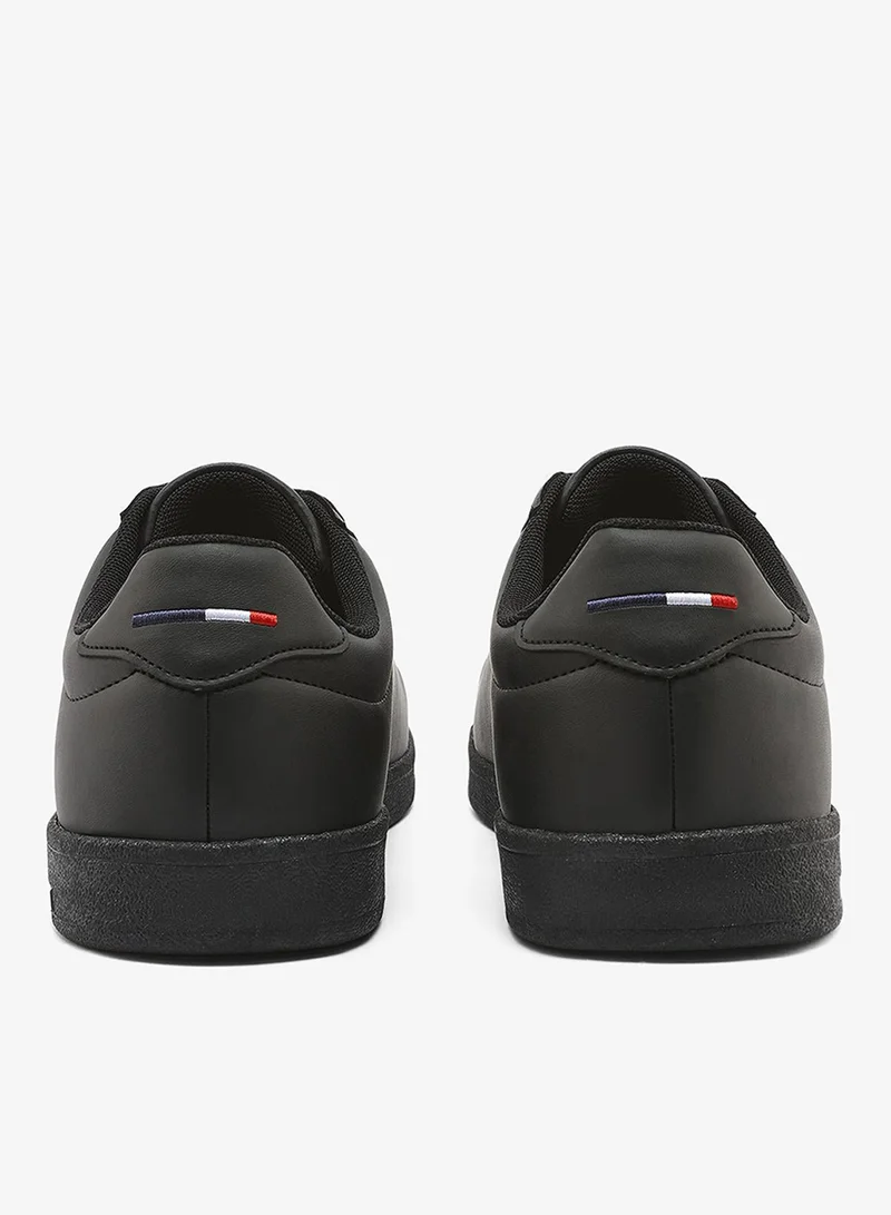 U.S. Polo Assn. black Men's Full Black Sneakers - Lightweight, Breathable and Comfortable Shoes for Men | Best Price UAE