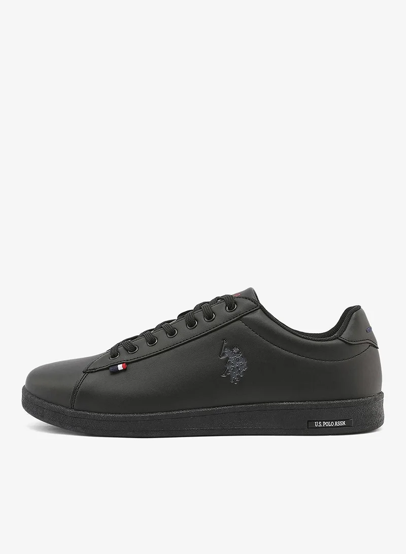 U.S. Polo Assn. black Men's Full Black Sneakers - Lightweight, Breathable and Comfortable Shoes for Men | Best Price UAE