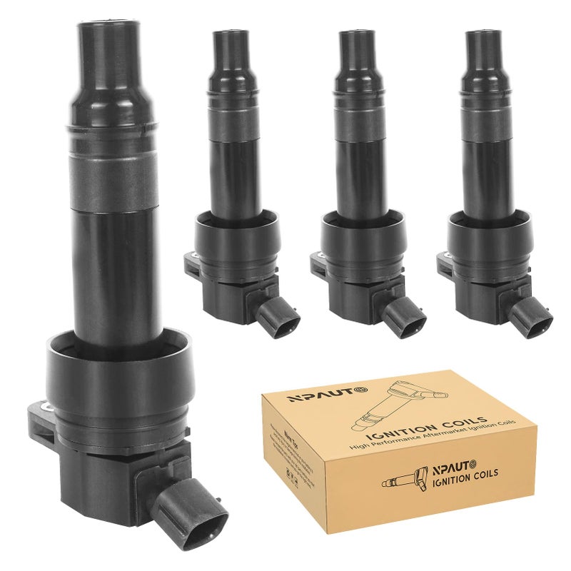 استبدال حزمة ملف الإشعال لهيونداي أكسنت فيلوستر كيا ريو سول قاعدة L4 16L 16 2012 2013 2014 2015 2016 2017 2018 2019 UF652 C1803 مجموعة من 4 طرازات ذات الشحن الطبيعي