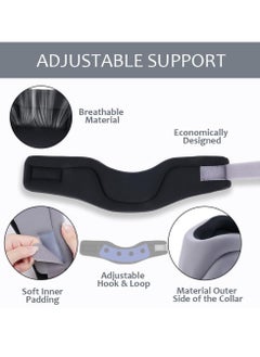 SYOSI Neck Brace, Soft Foam Cervical Collar for Sleeping, Neck Support Brace for Neck Pain Relief, Wraps Keep Vertebrae Stable and Aligned for Relief of Cervical Spine Pressure for Women & Men, M  - Image 5