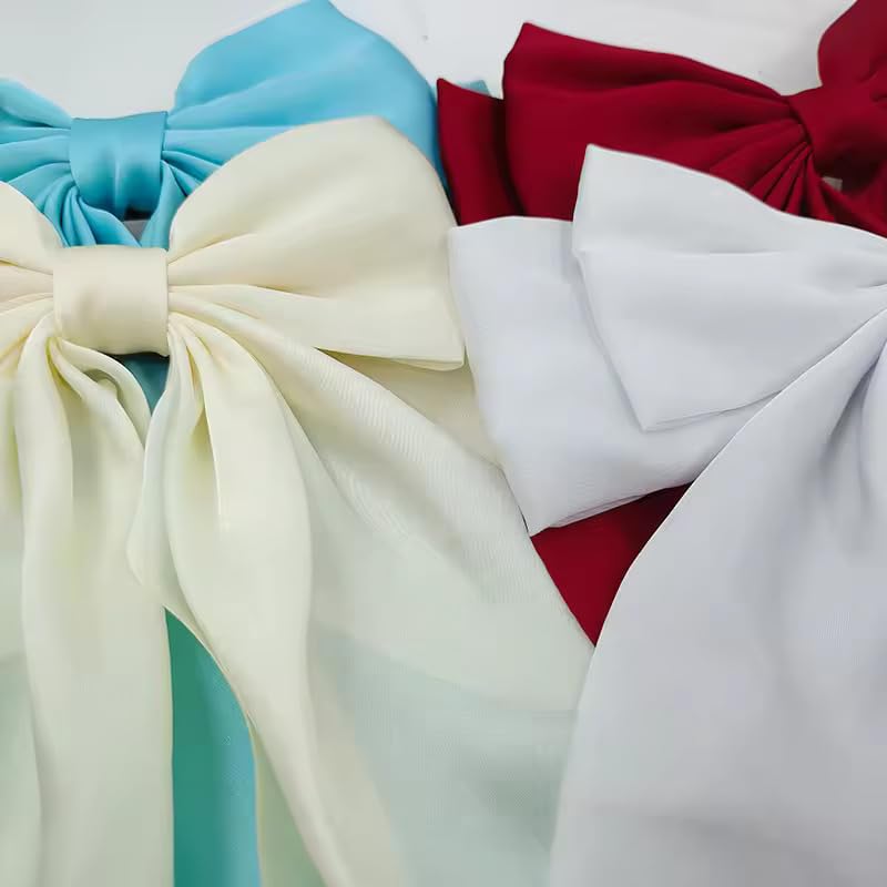 GITGRNTH Soft Cotton Hair Ties for Women - No Damage Elastic Hair Bands - Durable Rubber Band for Women - Ideal Ponytail Holders - Comfortable Accessories - Gentle on All Hair Types - Perfect for Thick and Thin Hairs - Scrunches for Woman - Kids Hairs Rubber Band (Multi Color-. [ 2- pieces Bow Pins], Regular) - Image 3