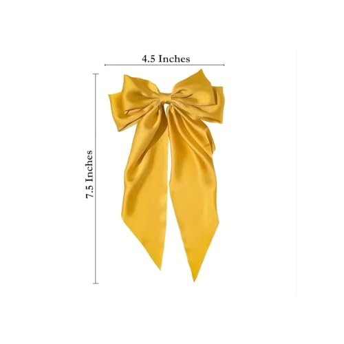 GITGRNTH Soft Cotton Hair Ties for Women - No Damage Elastic Hair Bands - Durable Rubber Band for Women - Ideal Ponytail Holders - Comfortable Accessories - Gentle on All Hair Types - Perfect for Thick and Thin Hairs - Scrunches for Woman - Kids Hairs Rubber Band (Multi Color-. [ 2- pieces Bow Pins], Regular) - Image 2