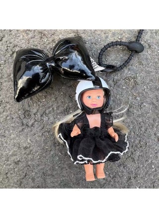 Air Cushion Bow Black Skirt Doll